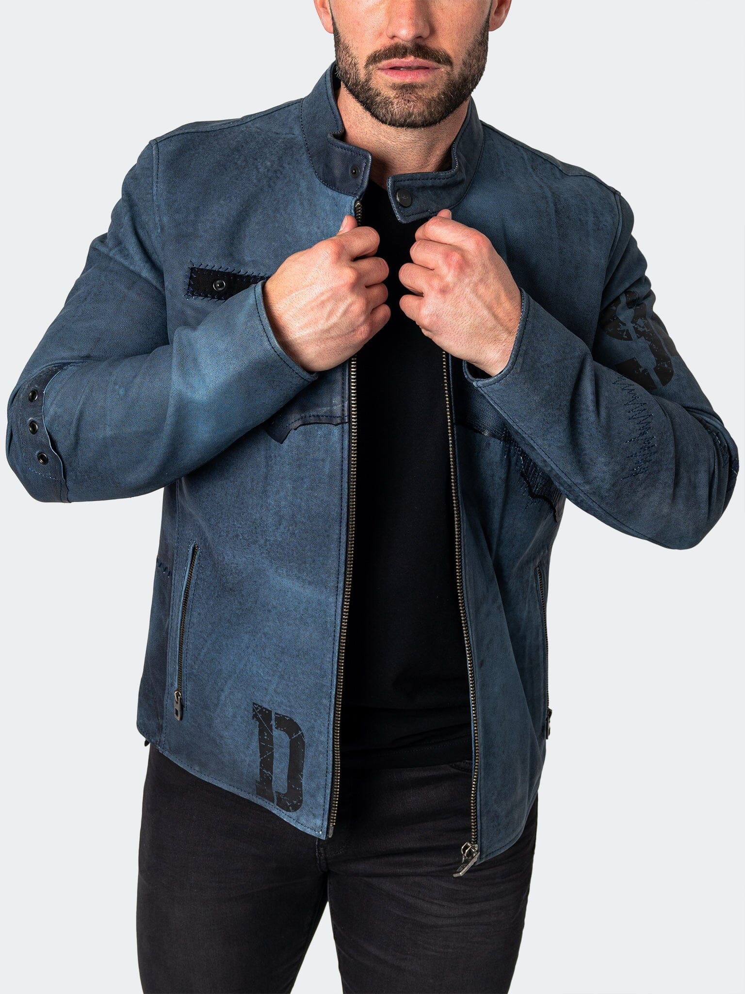 Leather Nine Blue