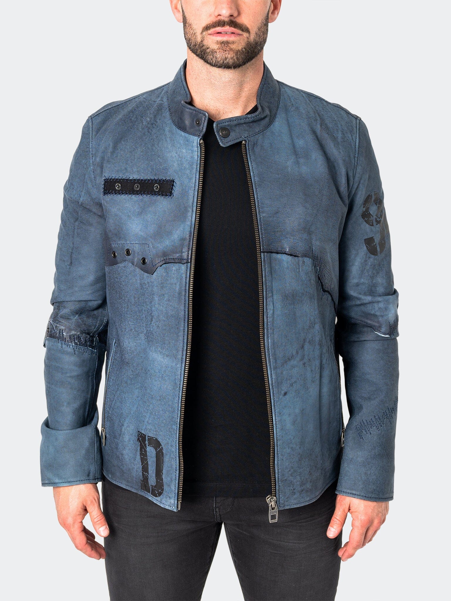 Leather Nine Blue