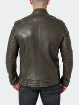 Leather Olive Green View-5