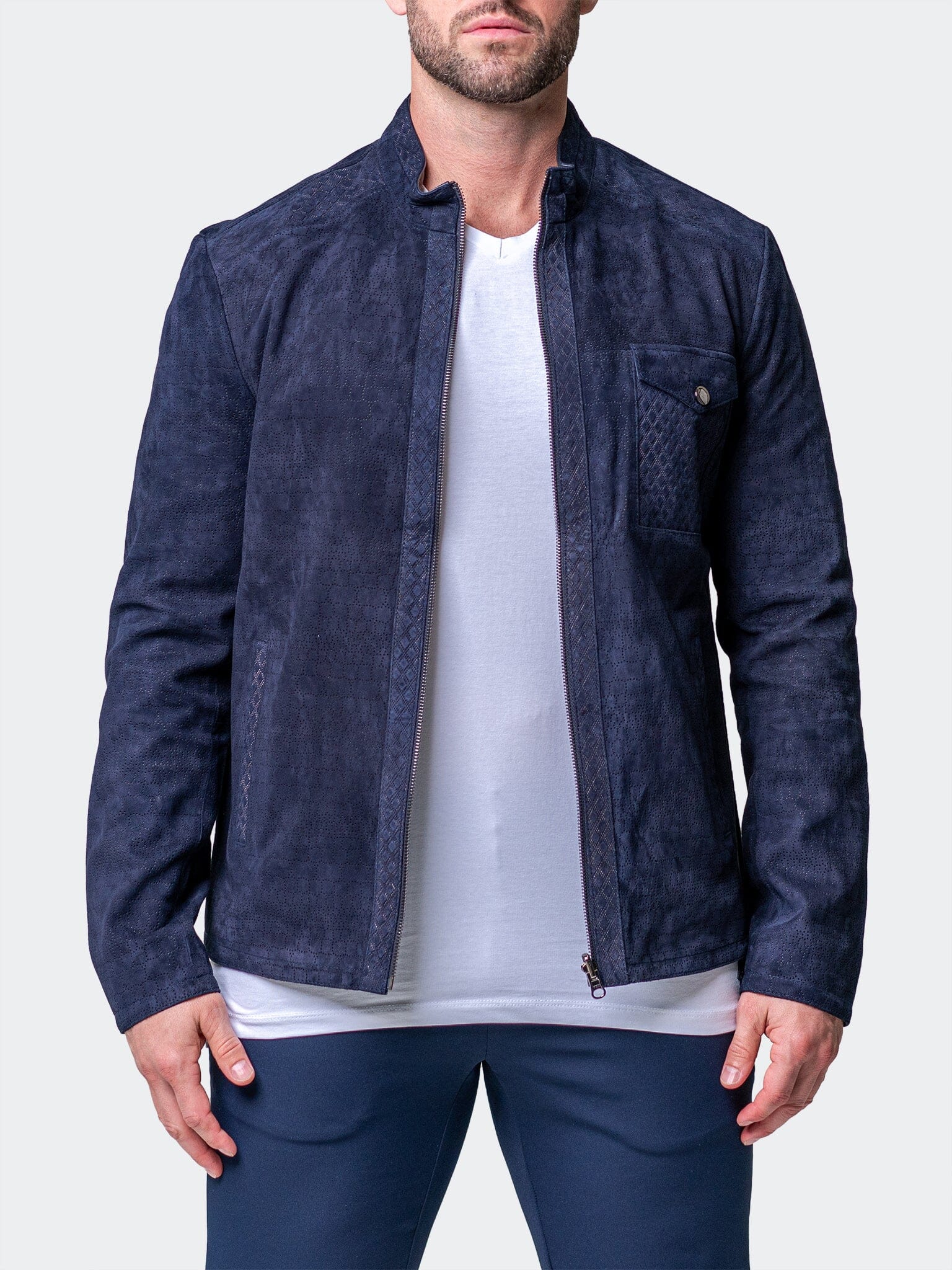 Leather Plexus Black Jacket