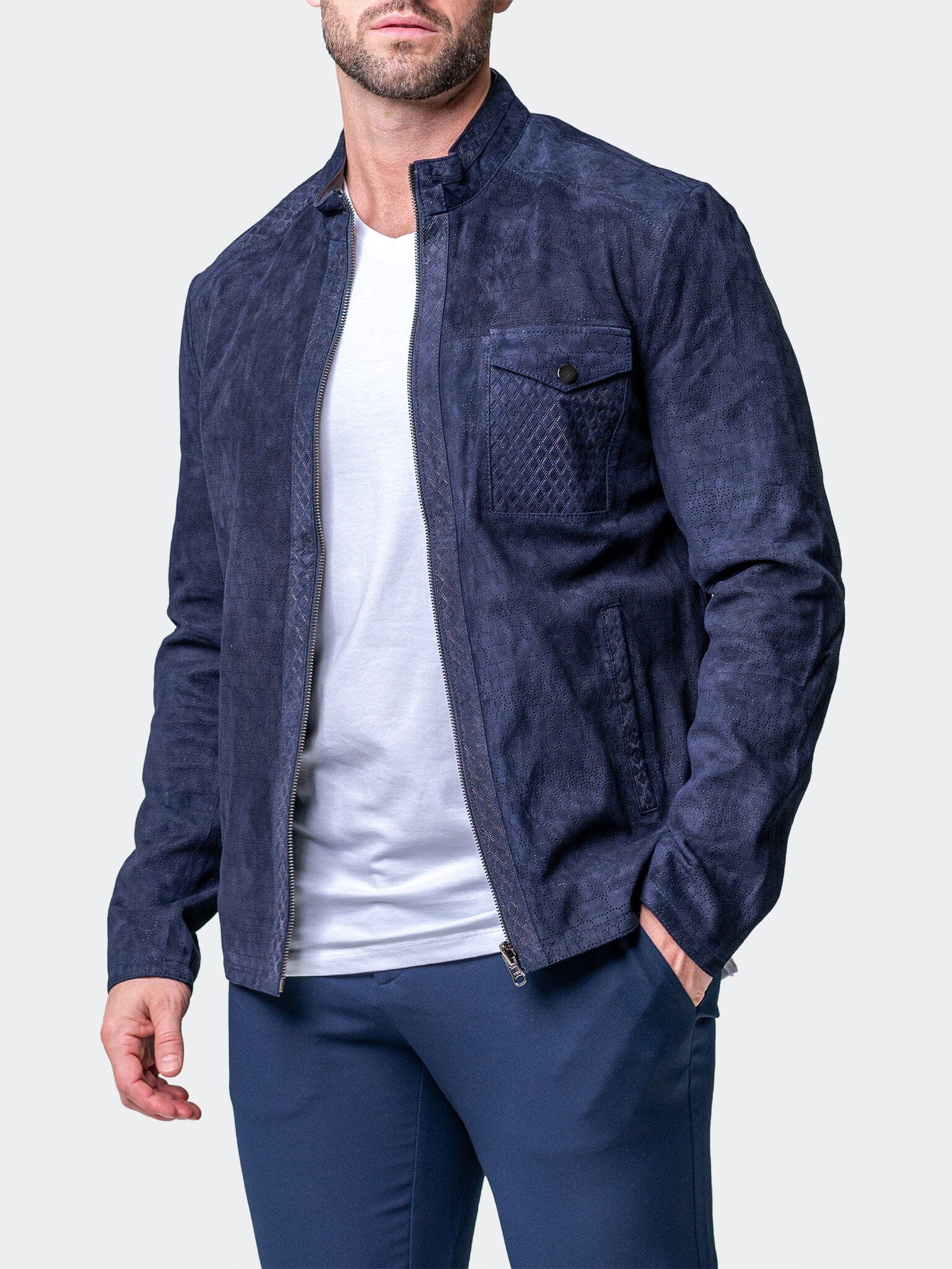 Leather Plexus Black Jacket