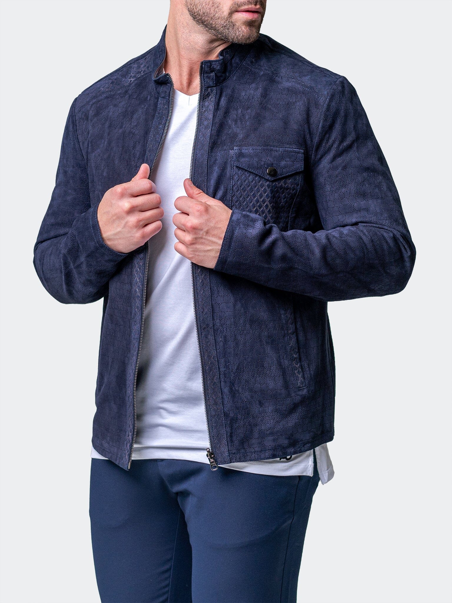 Leather Plexus Black Jacket