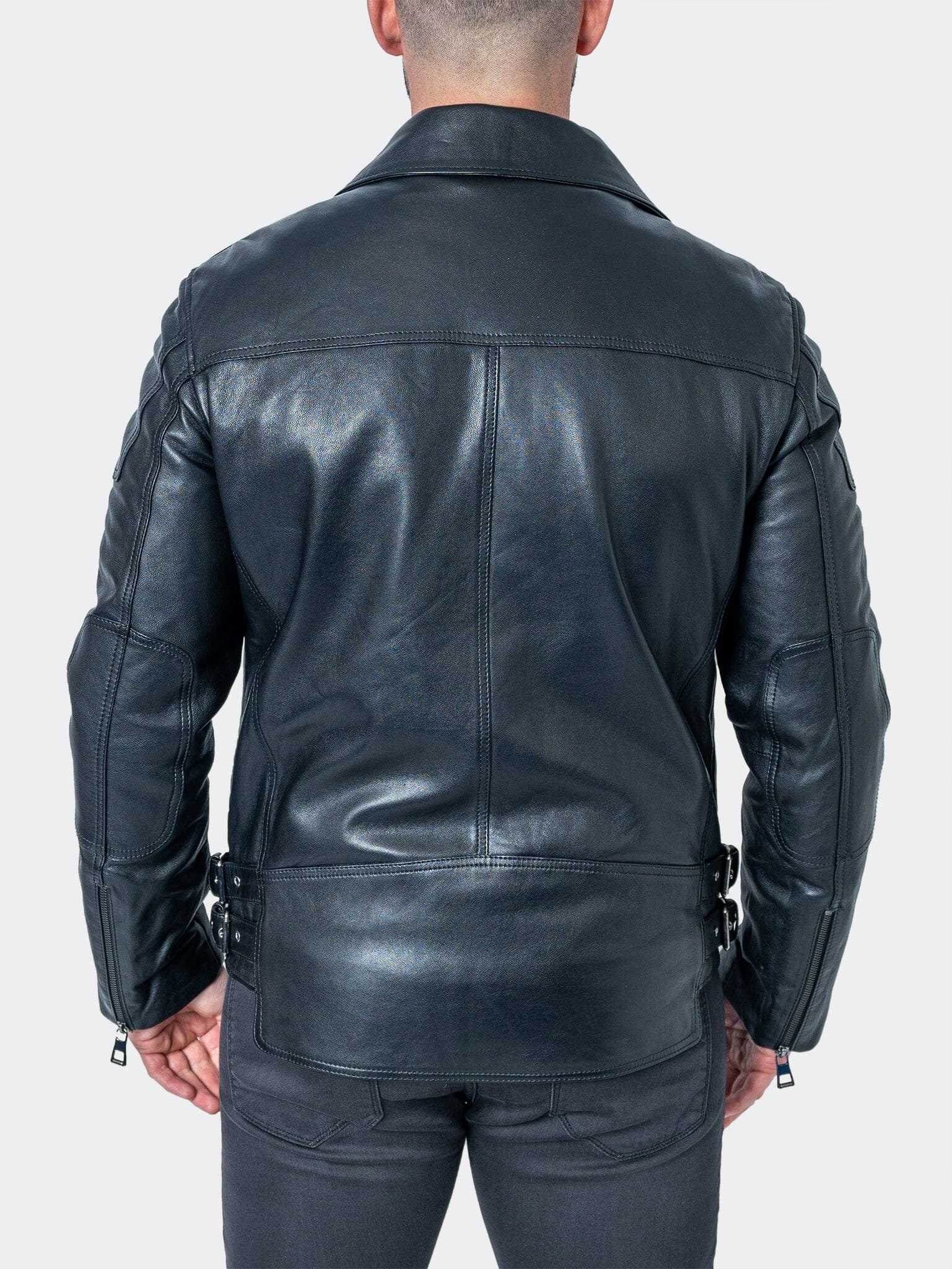 Thought Black Leather Jacket