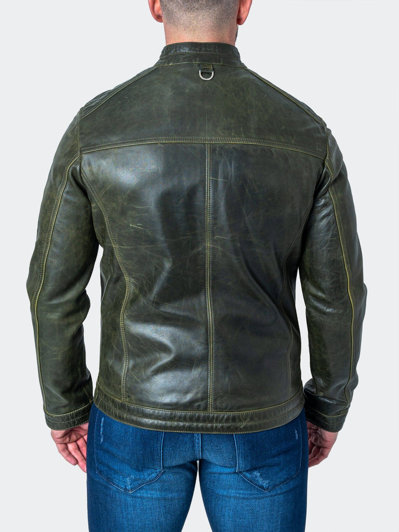 Leather Top Green