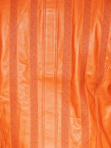 Leather Columns Orange View-2