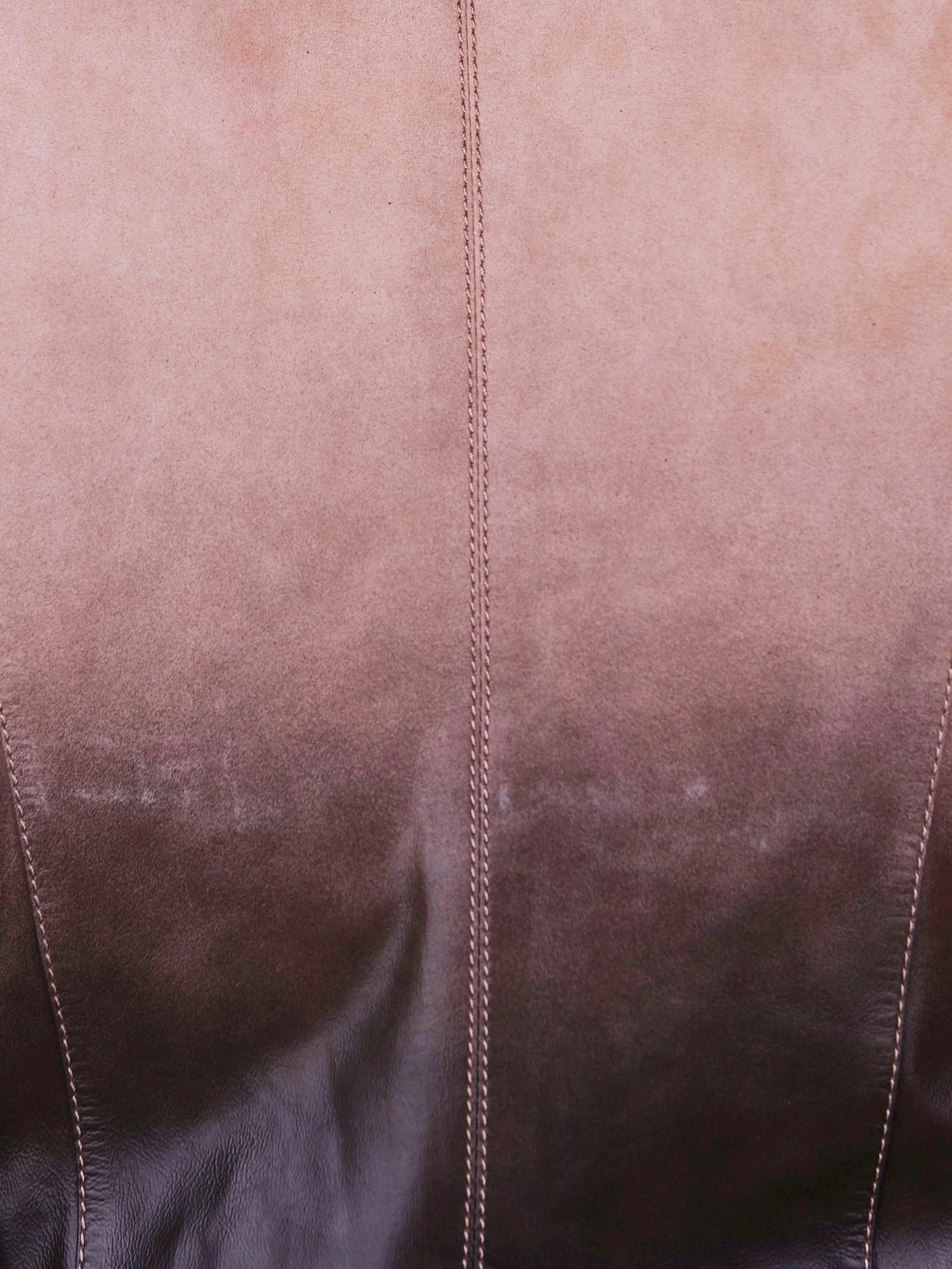 Degrade Brown Leather Jacket
