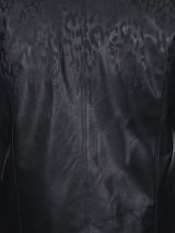 Leather Drips Black View-2