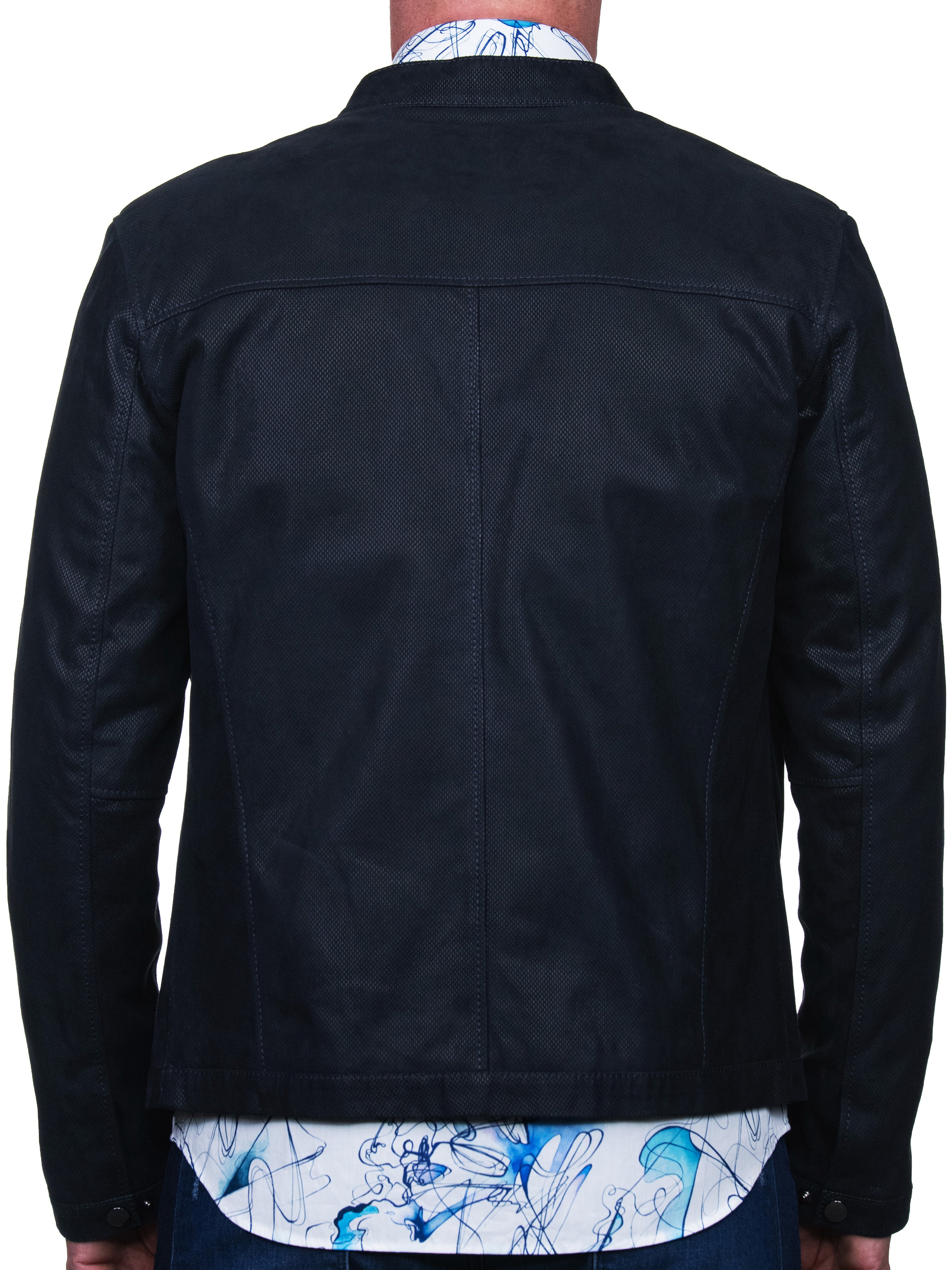 Leather Giraffe Navy
