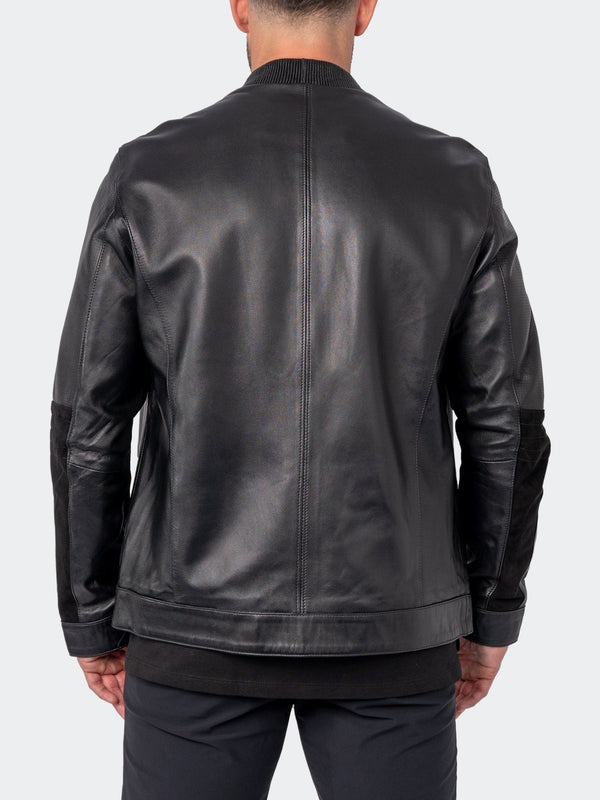 Leather Multi Black