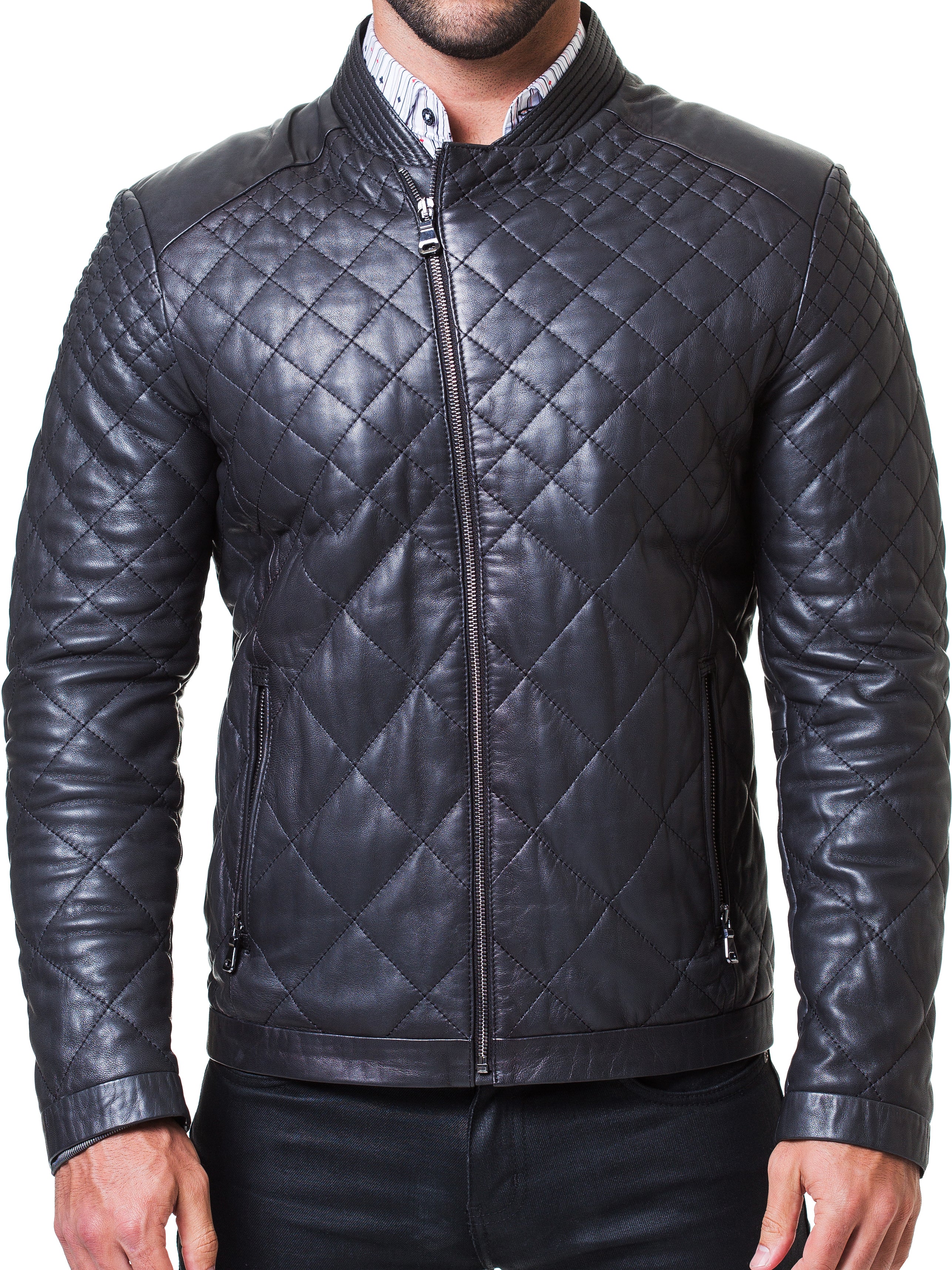 Leather Padded Black