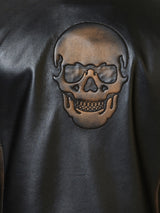 Leather Skull Burn Brown View-5