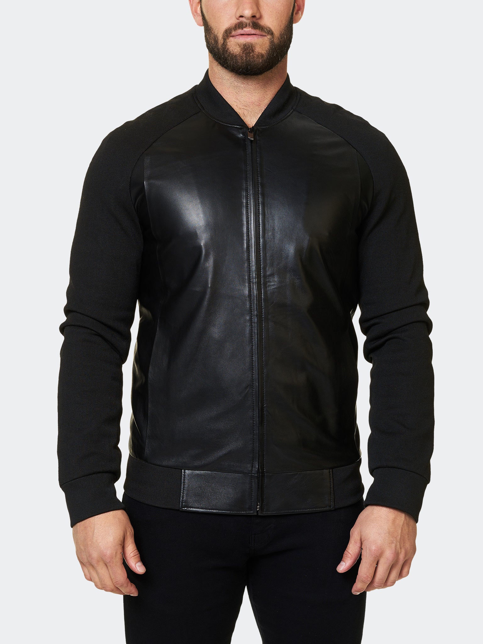 Perm Leather Double Black