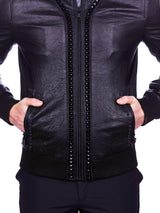 Leather Horn Black View-4