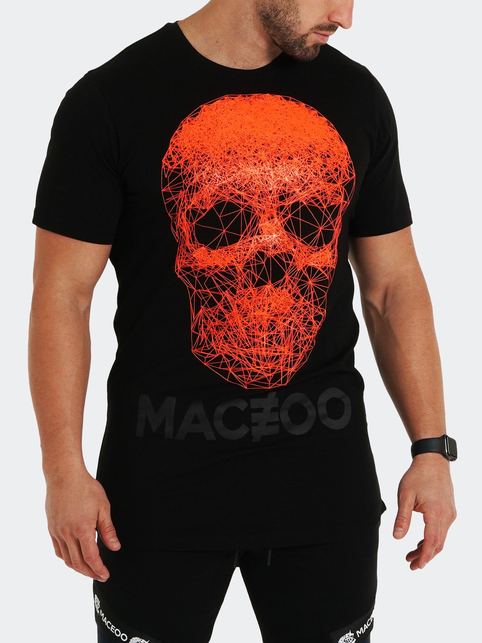 LongTee Skull Black