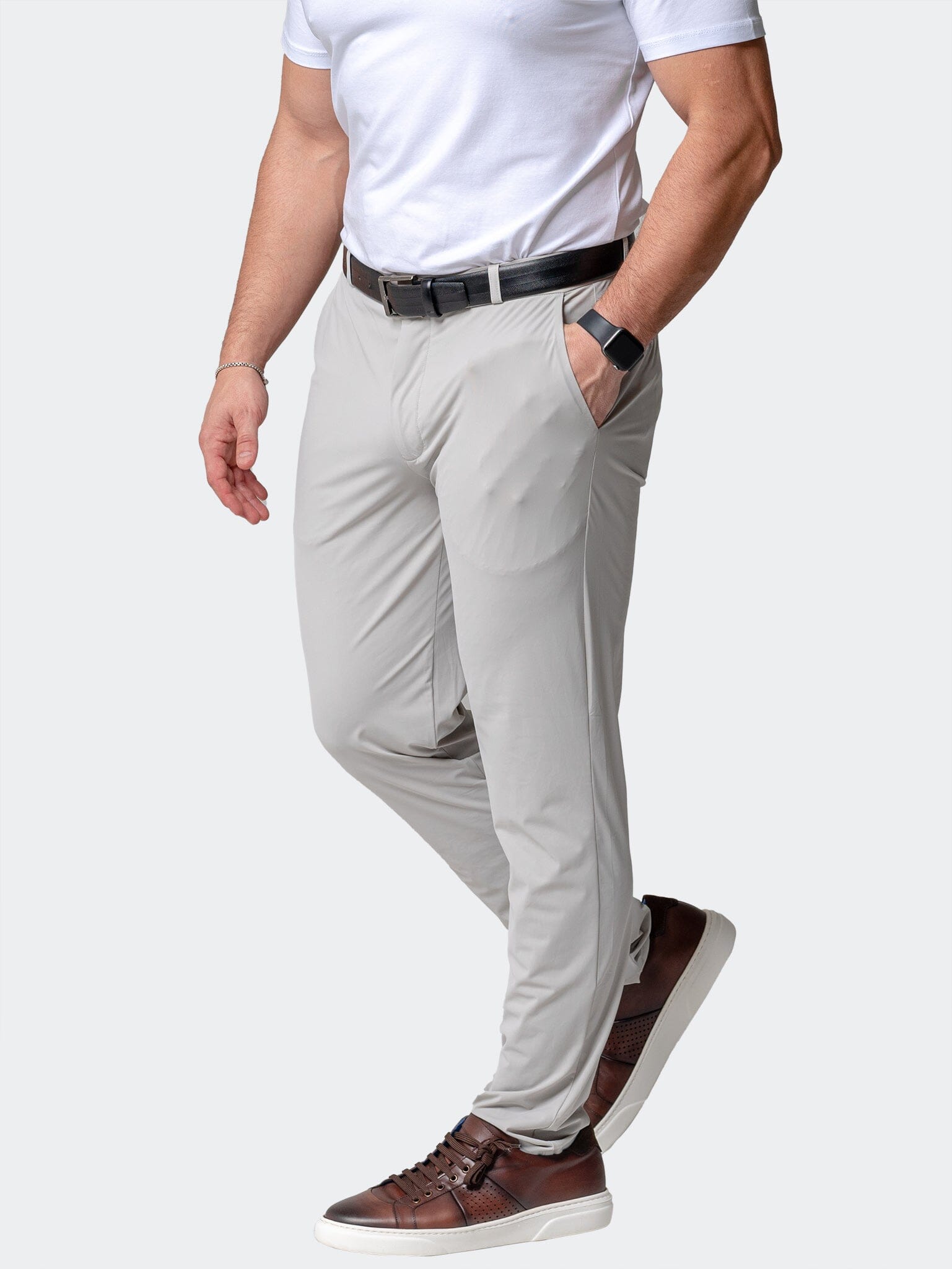 Sun Light Grey Pants