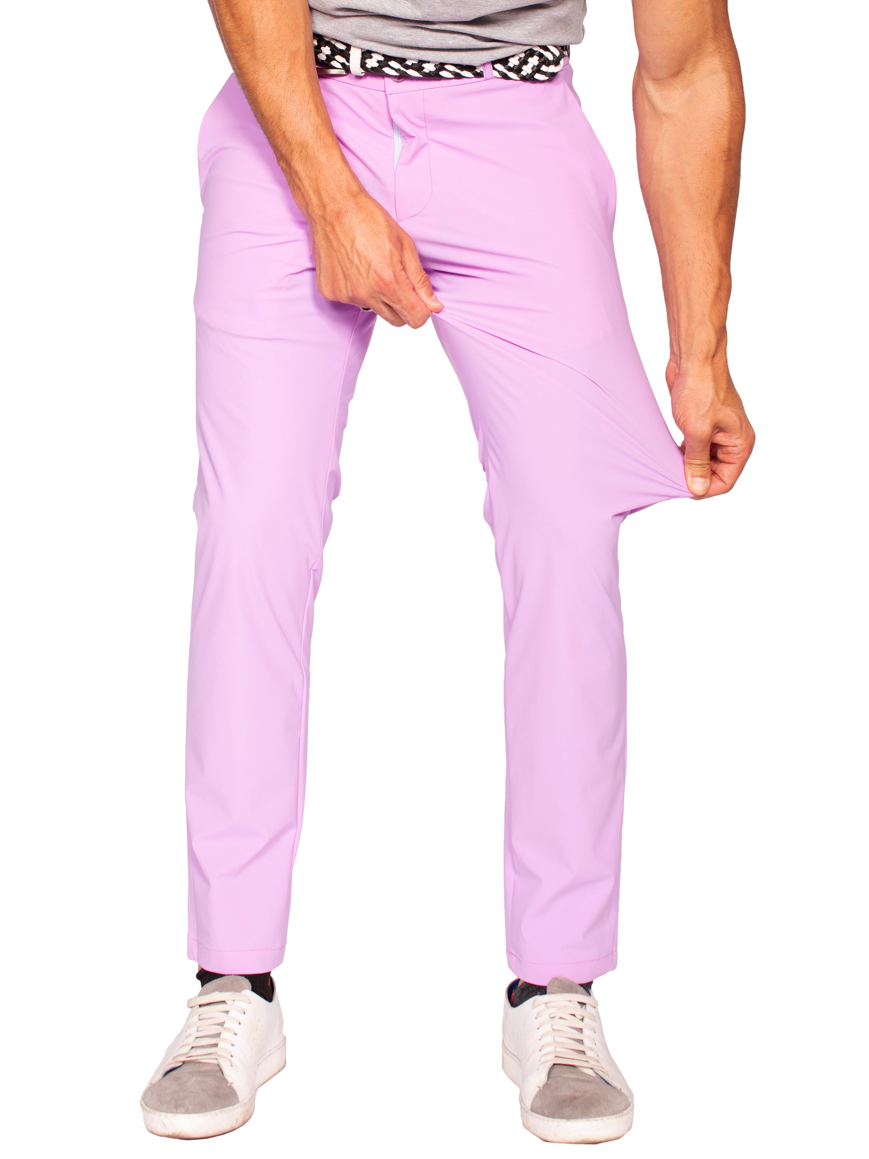 Classic Pink Stretch Pants