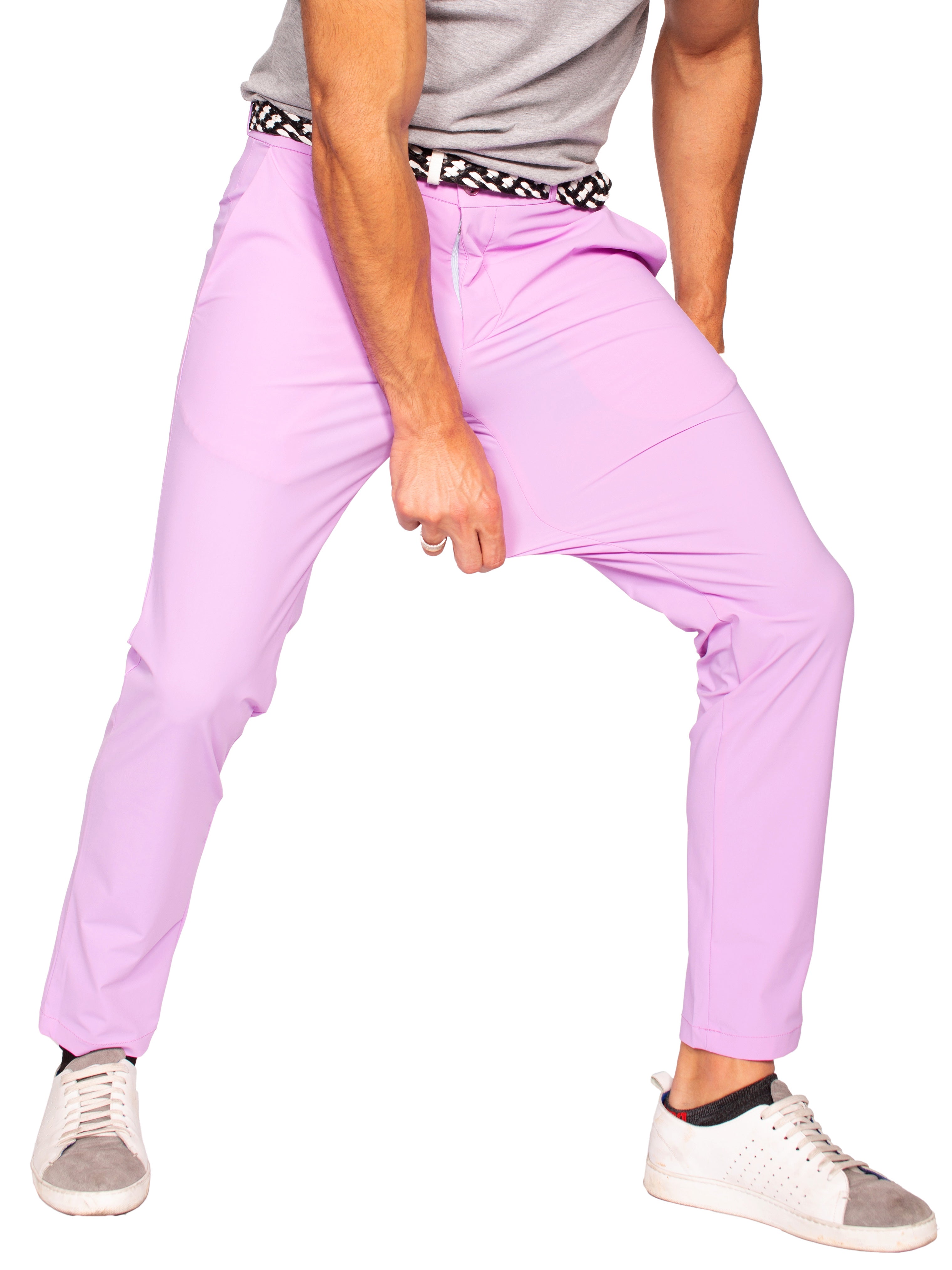 Classic Pink Stretch Pants