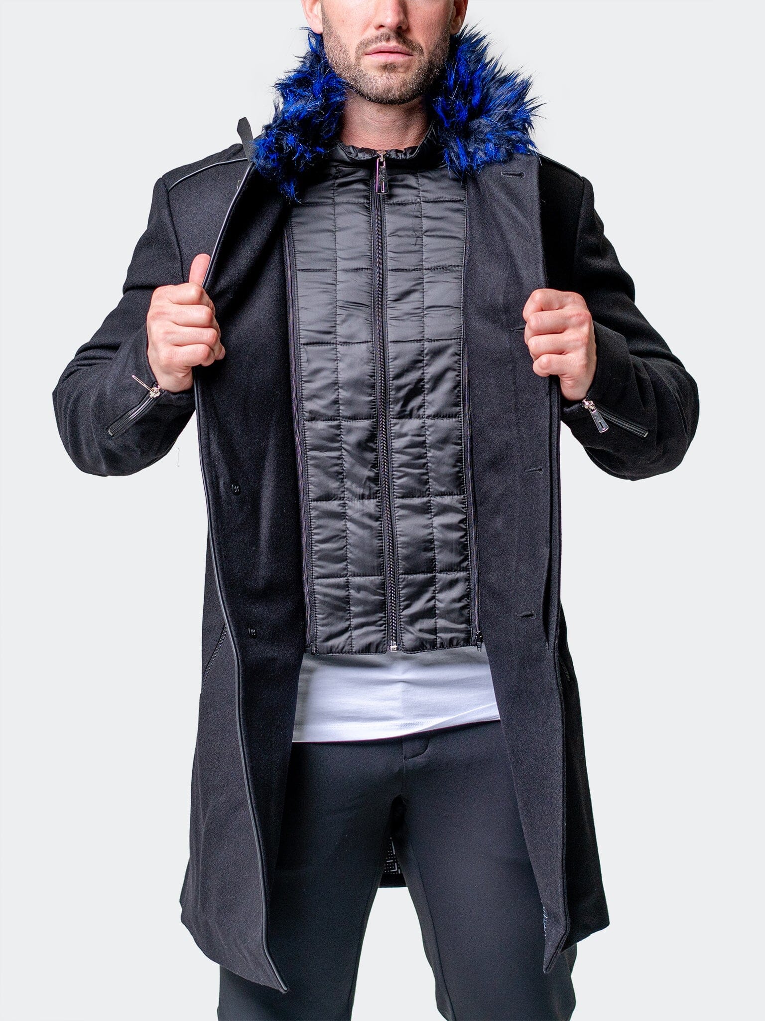 Peacoat CaptainBlueFur Black