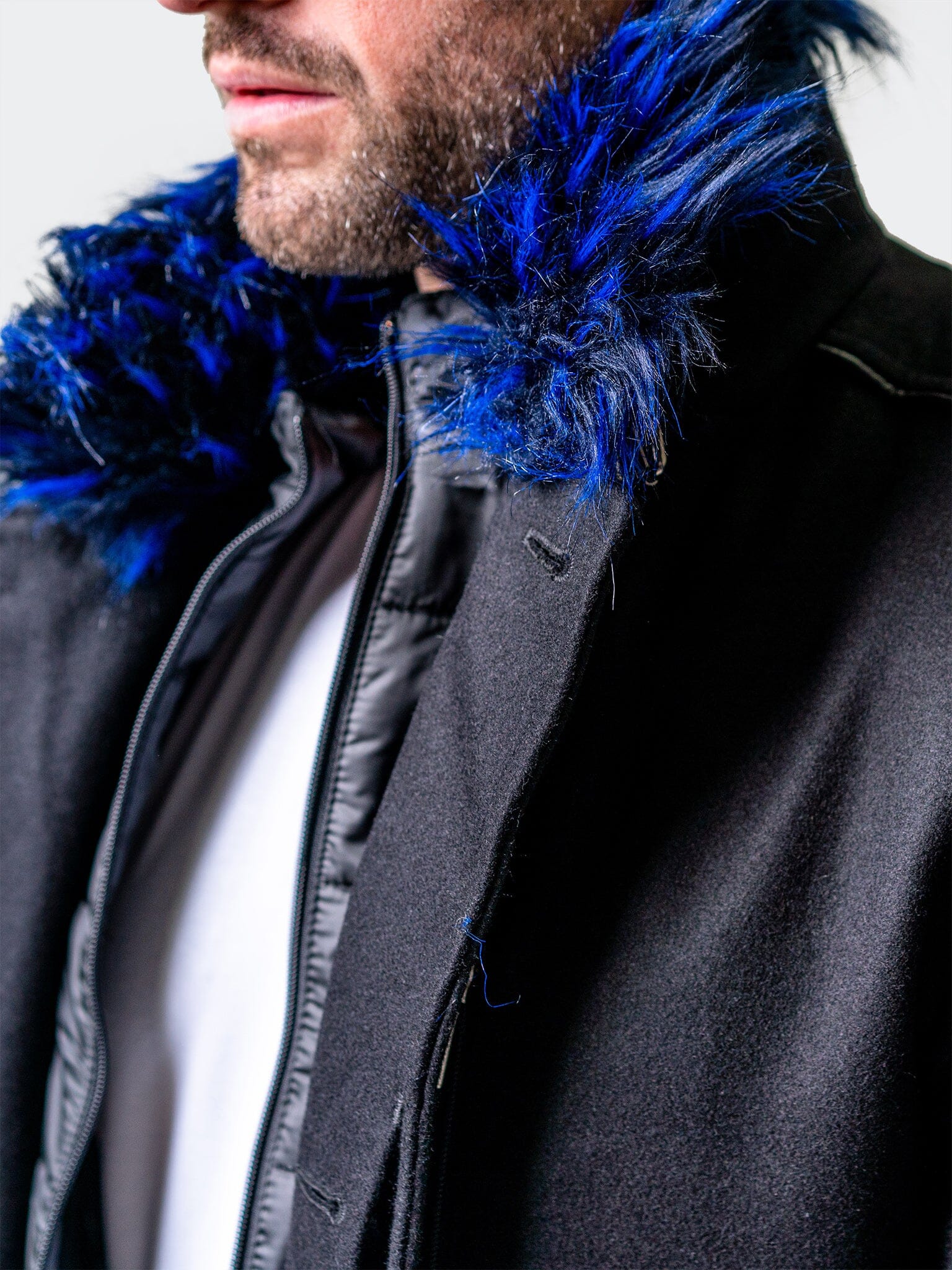 Peacoat CaptainBlueFur Black