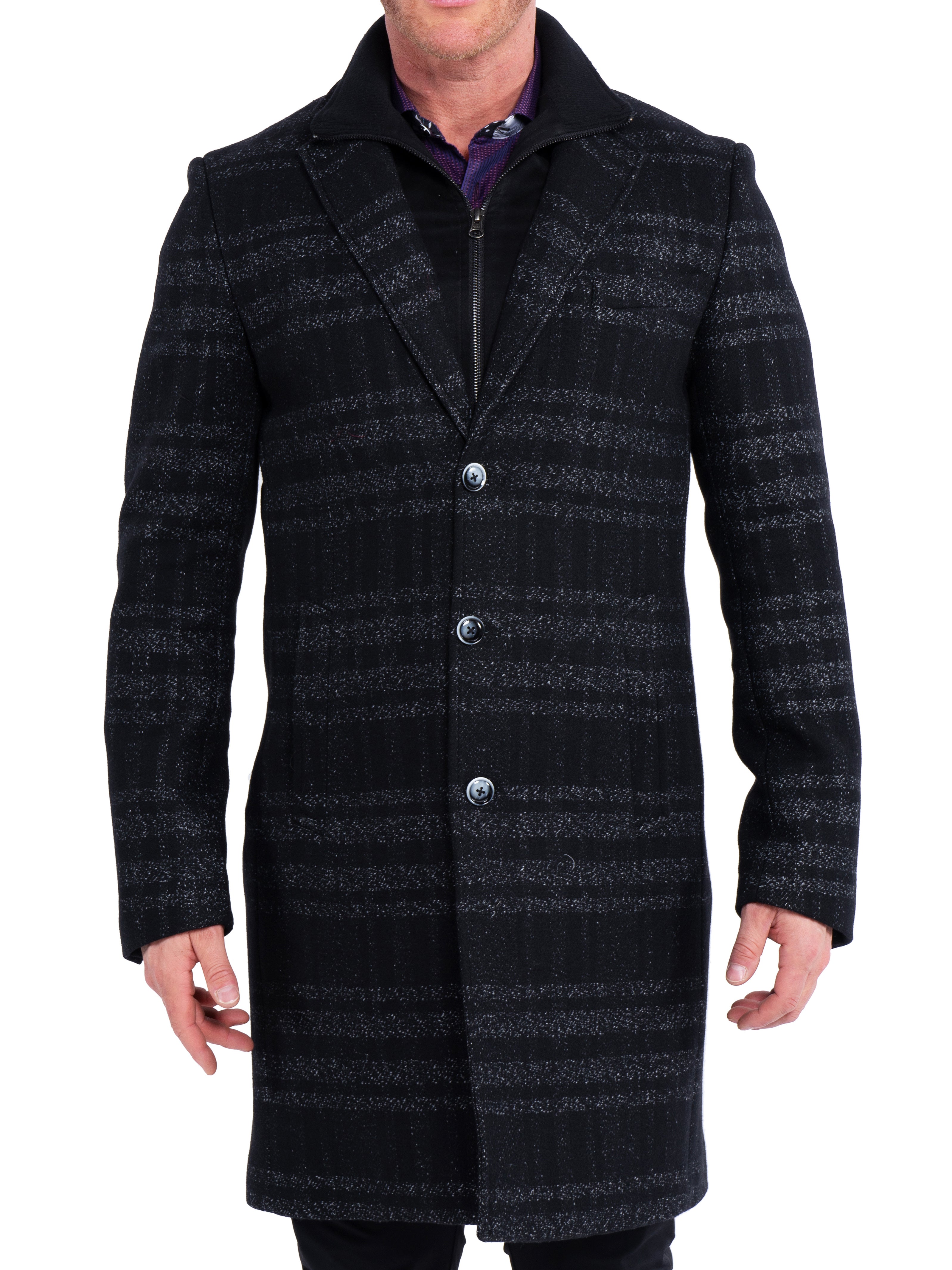 Peacoat CaptainPlaid Grey