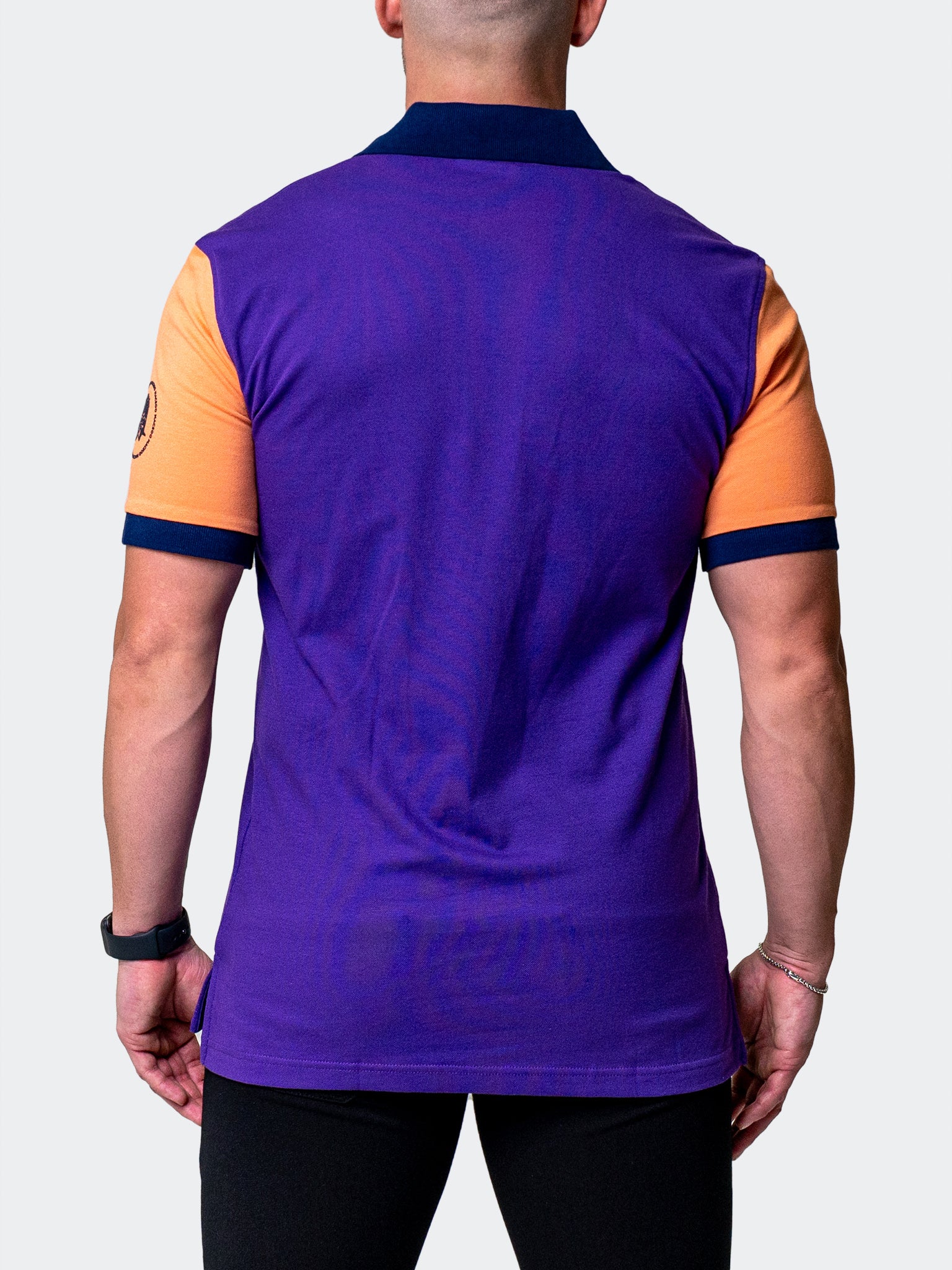 Mozart BlockTip Purple Polo