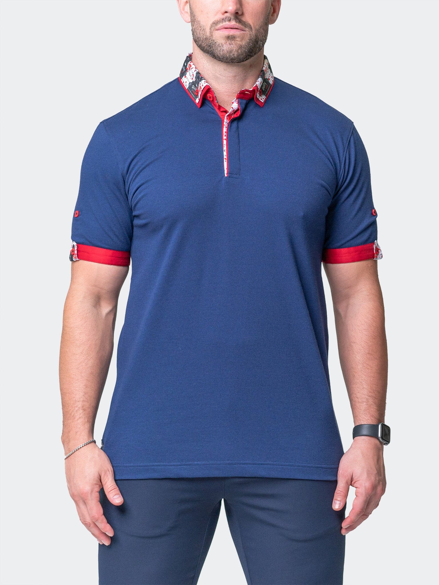 Mozart Solid Guilty Blue Polo