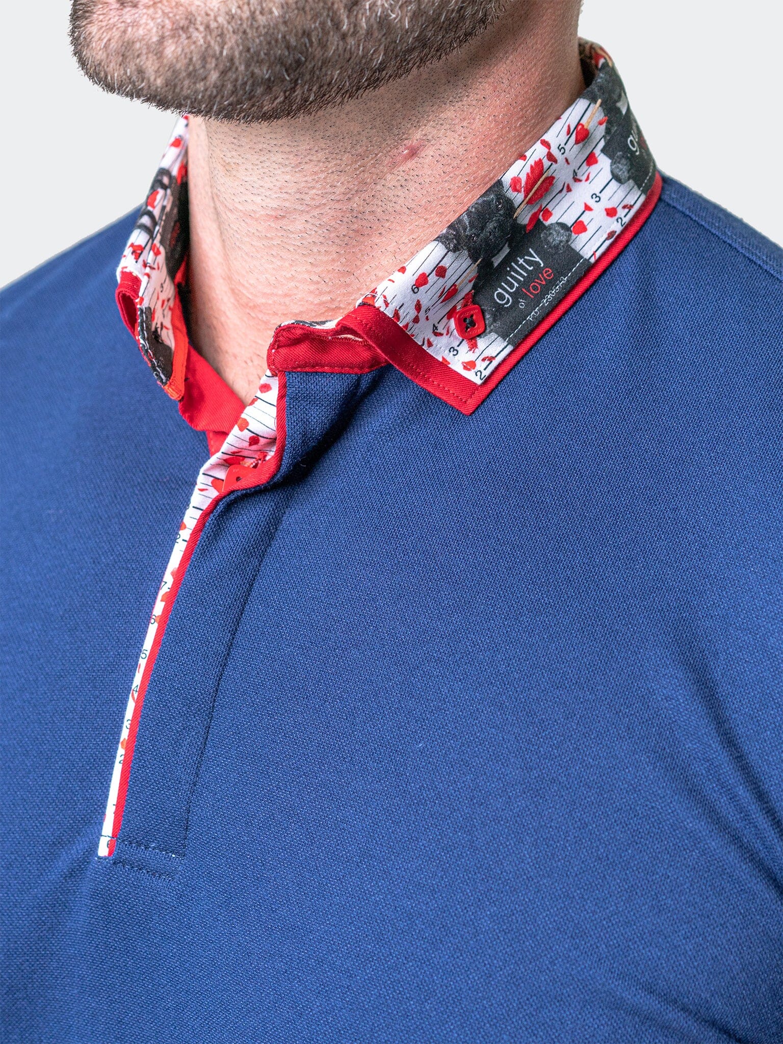 Mozart Solid Guilty Blue Polo