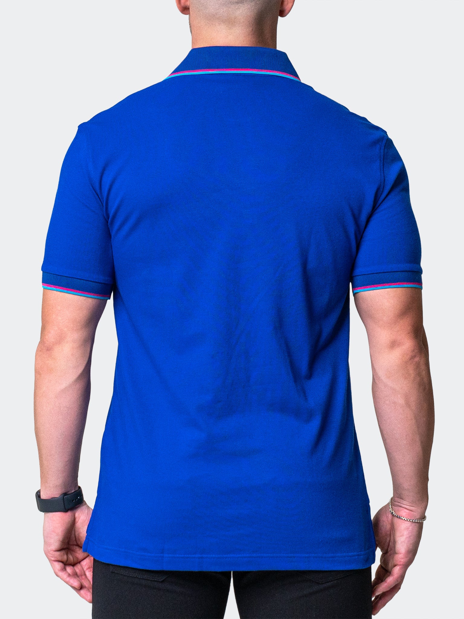 Mozart TwoTip Blue Polo Shirt