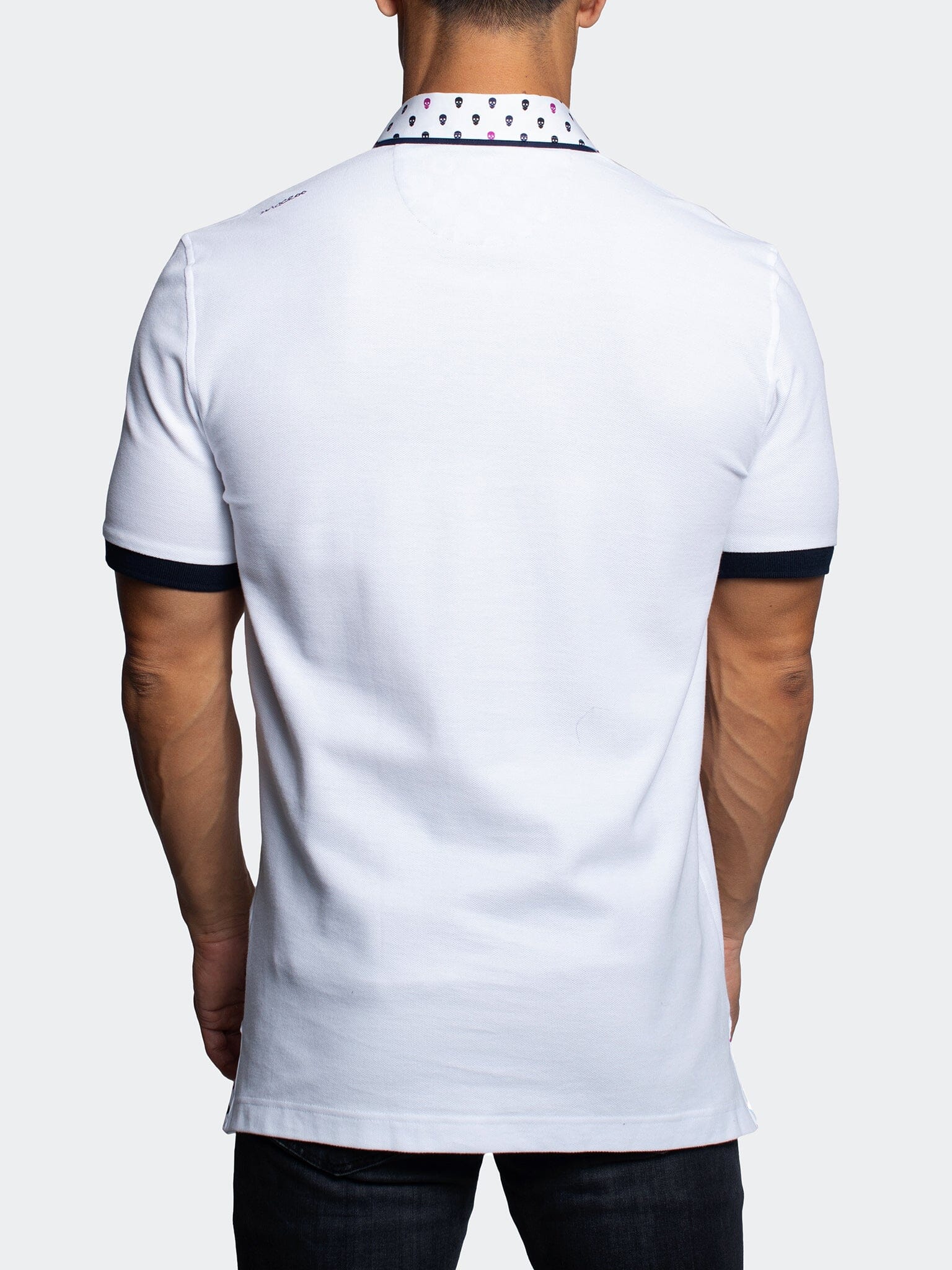 Perm Polo MozartSolidSkull White