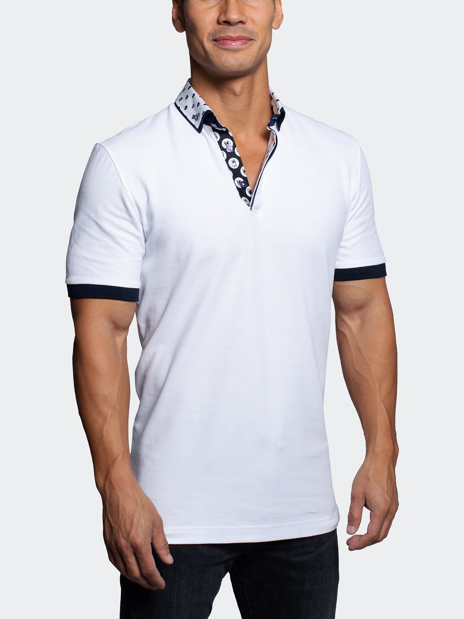 Perm Polo MozartSolidSkull White