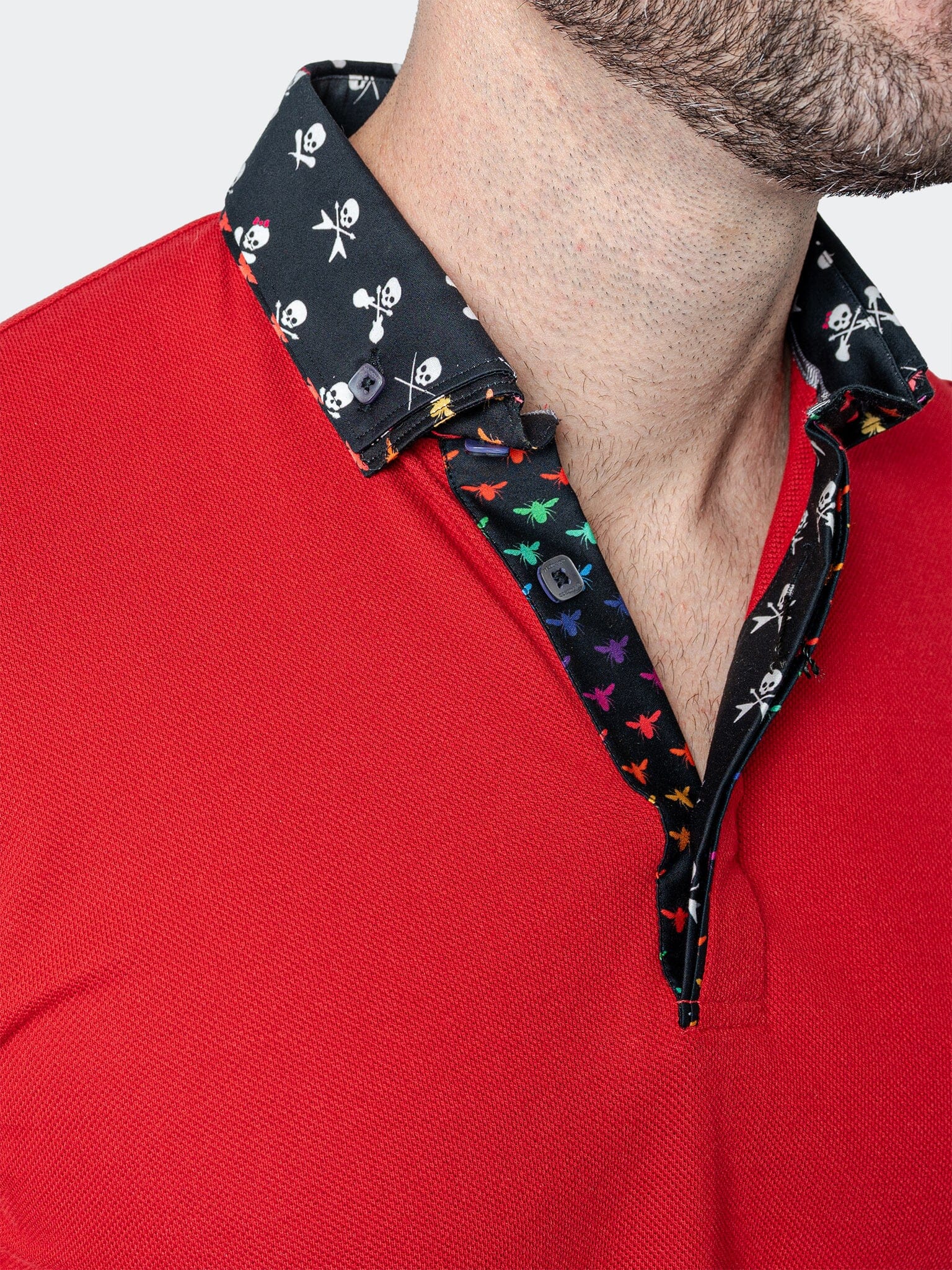 Newton Solid Red Polo
