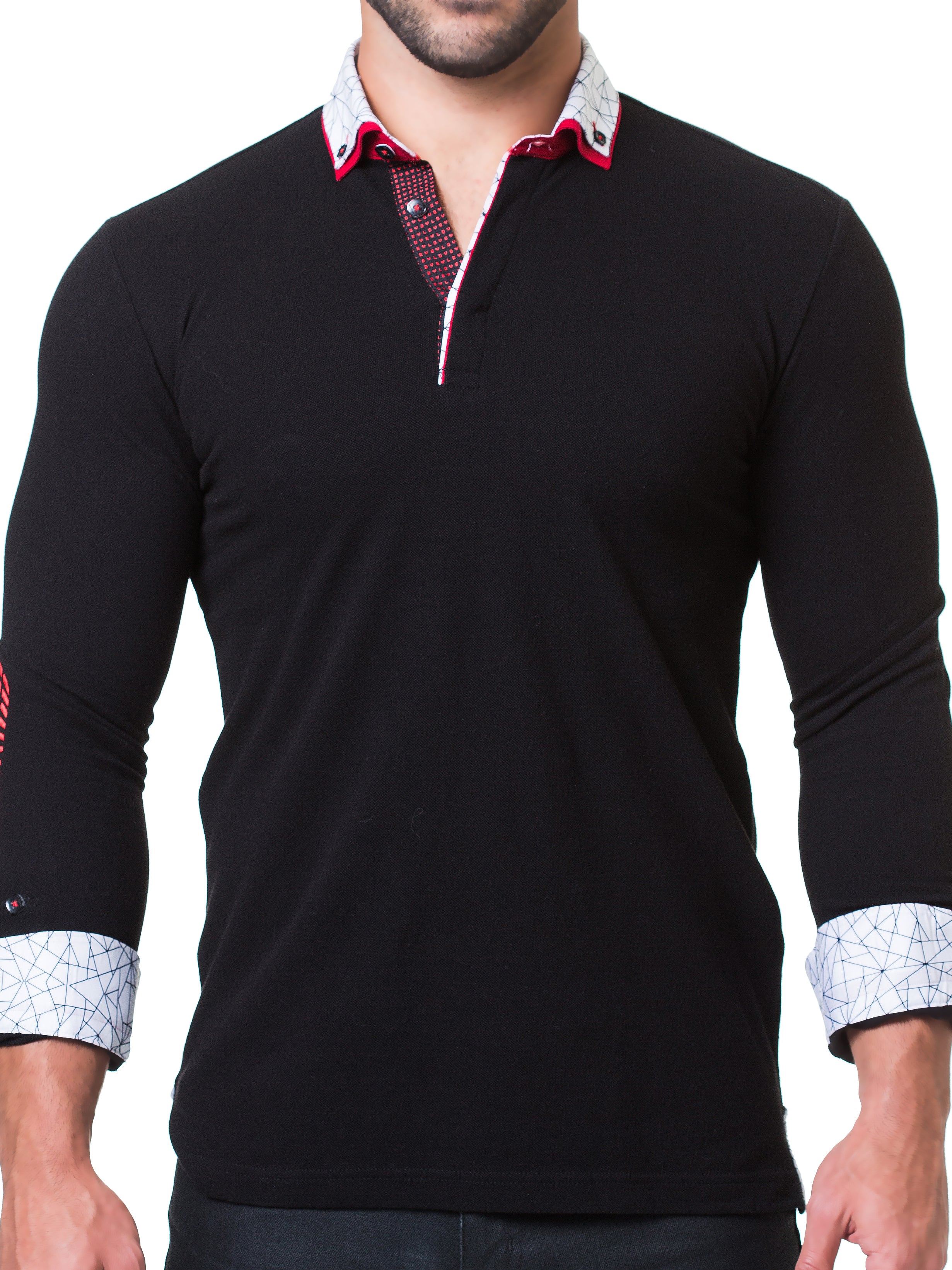 Polo Newton Black Geo