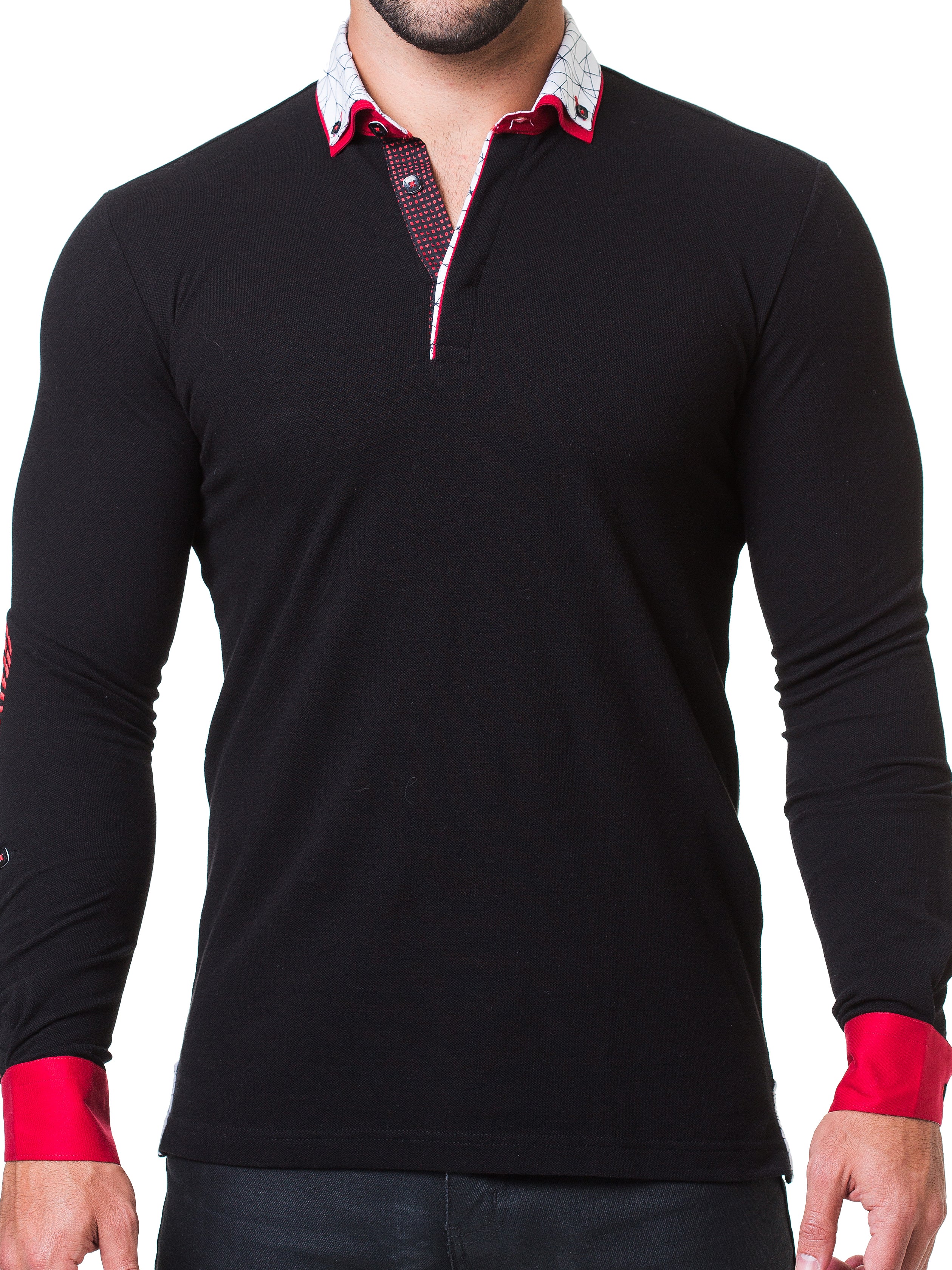 Polo Newton Black Geo