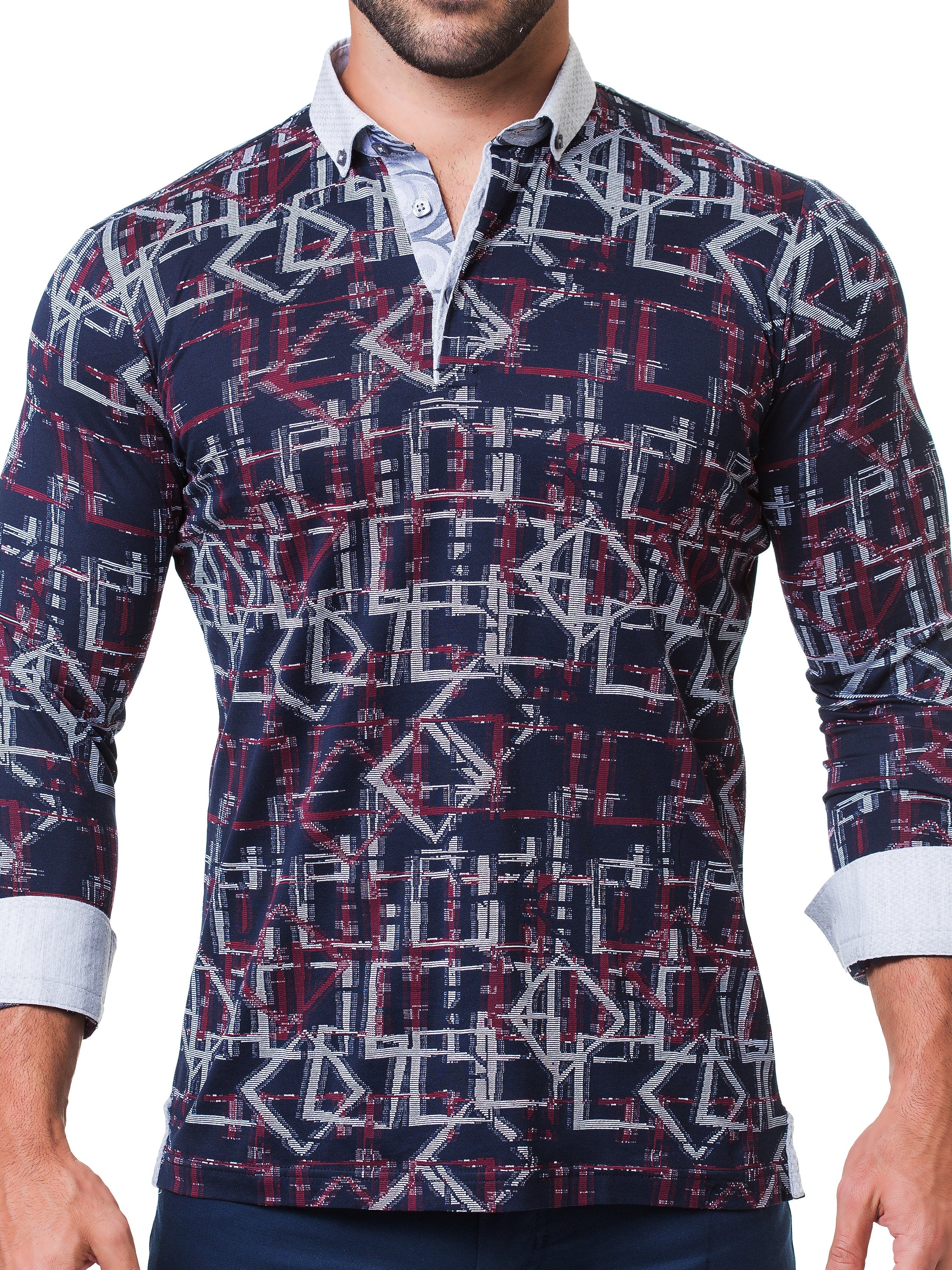 Newton Hero Black Long Sleeve Polo
