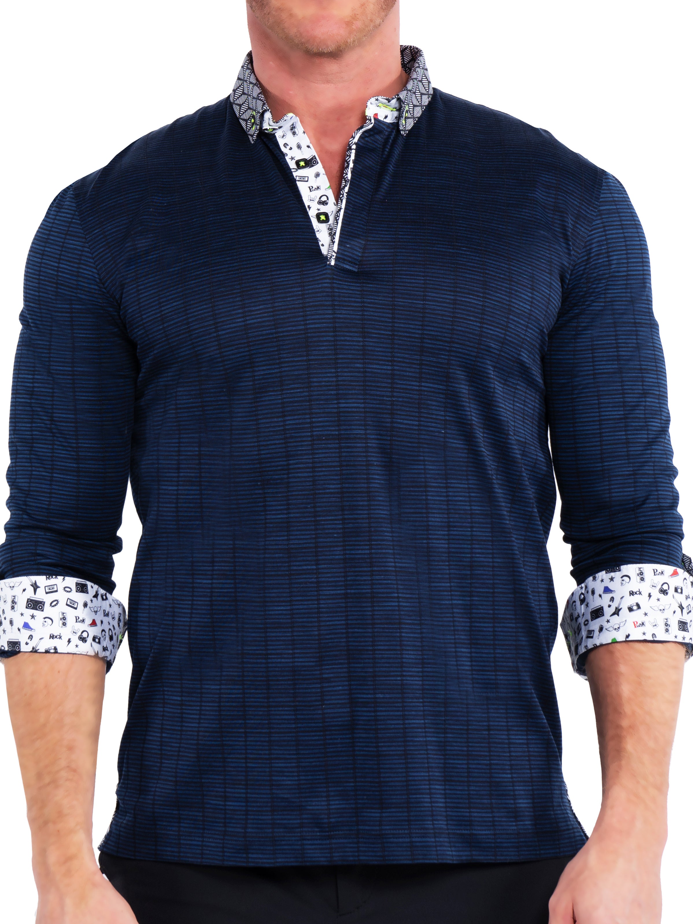 Polo Newton Stacked Blue