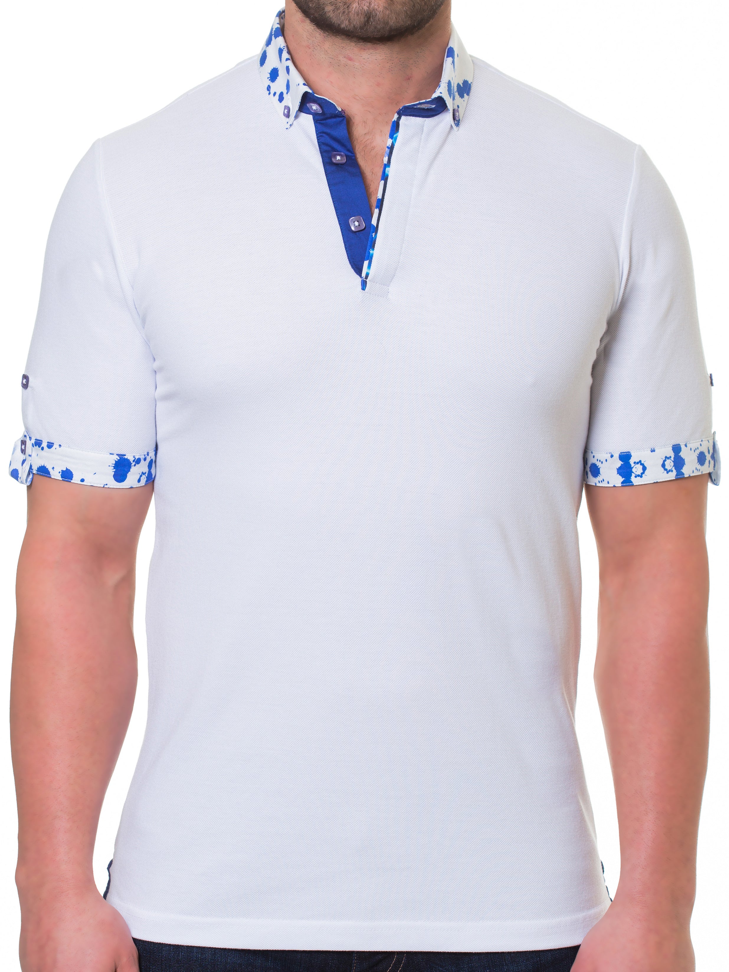 Polo S Drop Picque White
