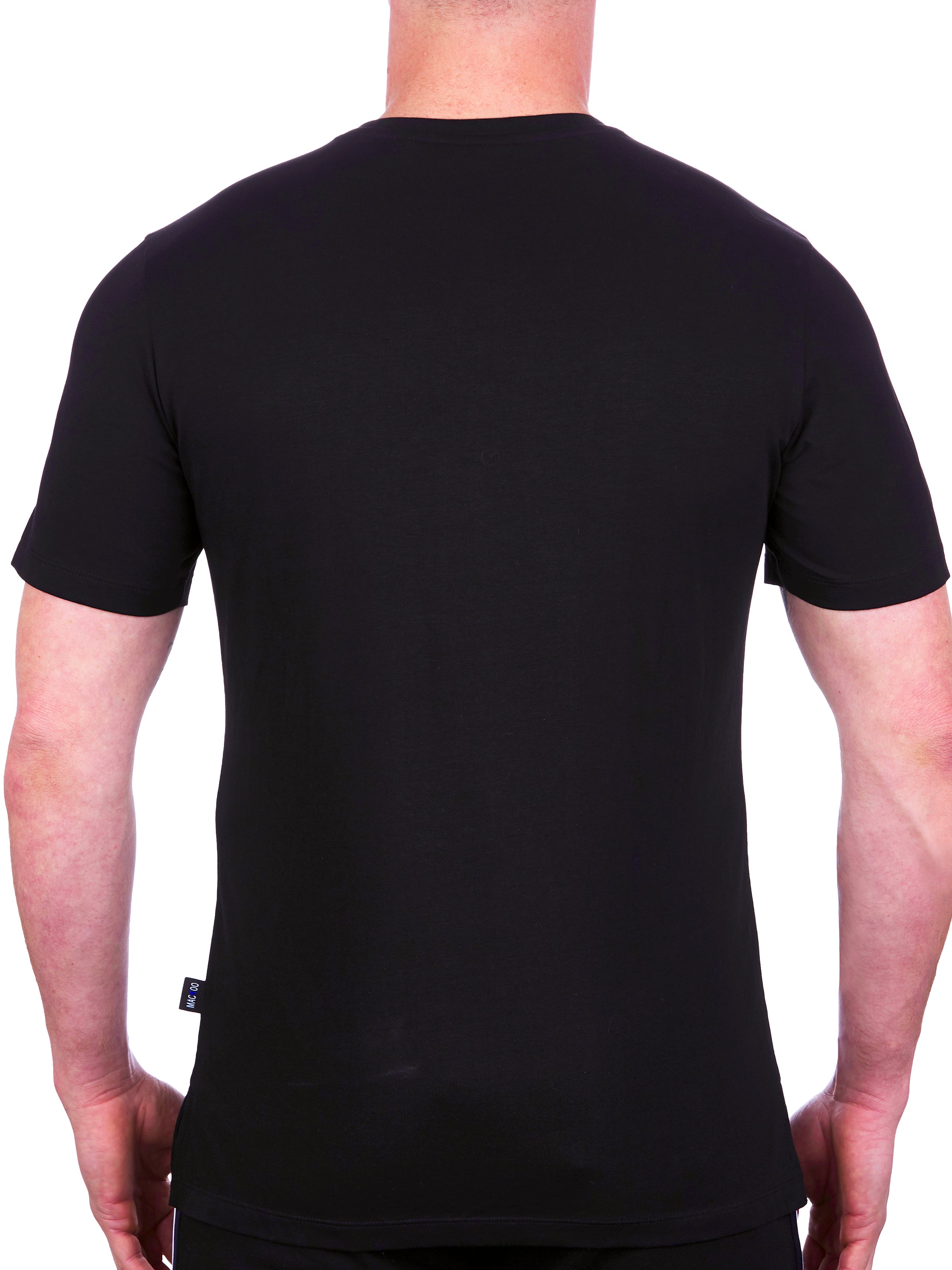 Tee SkullOrange Black