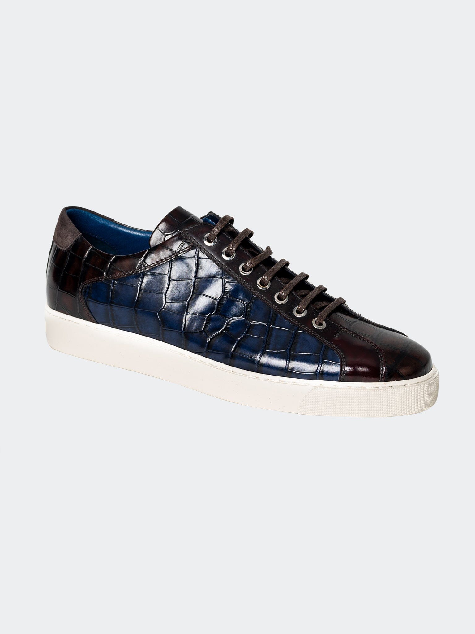 Perm Shoe Casual Reptile Blue