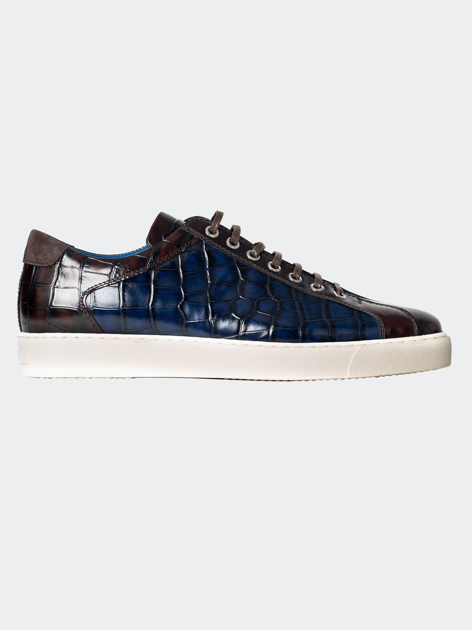 Perm Shoe Casual Reptile Blue