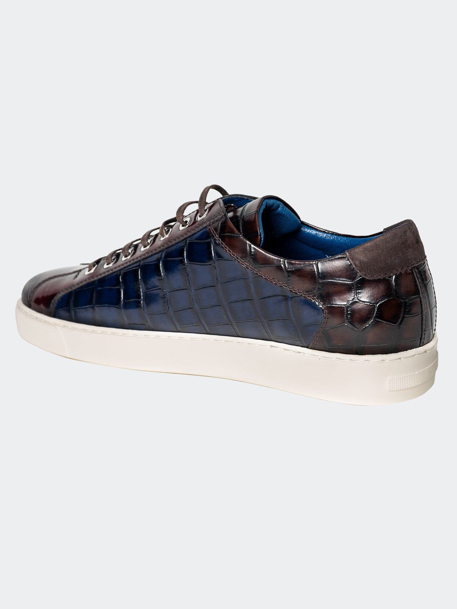 Perm Shoe Casual Reptile Blue