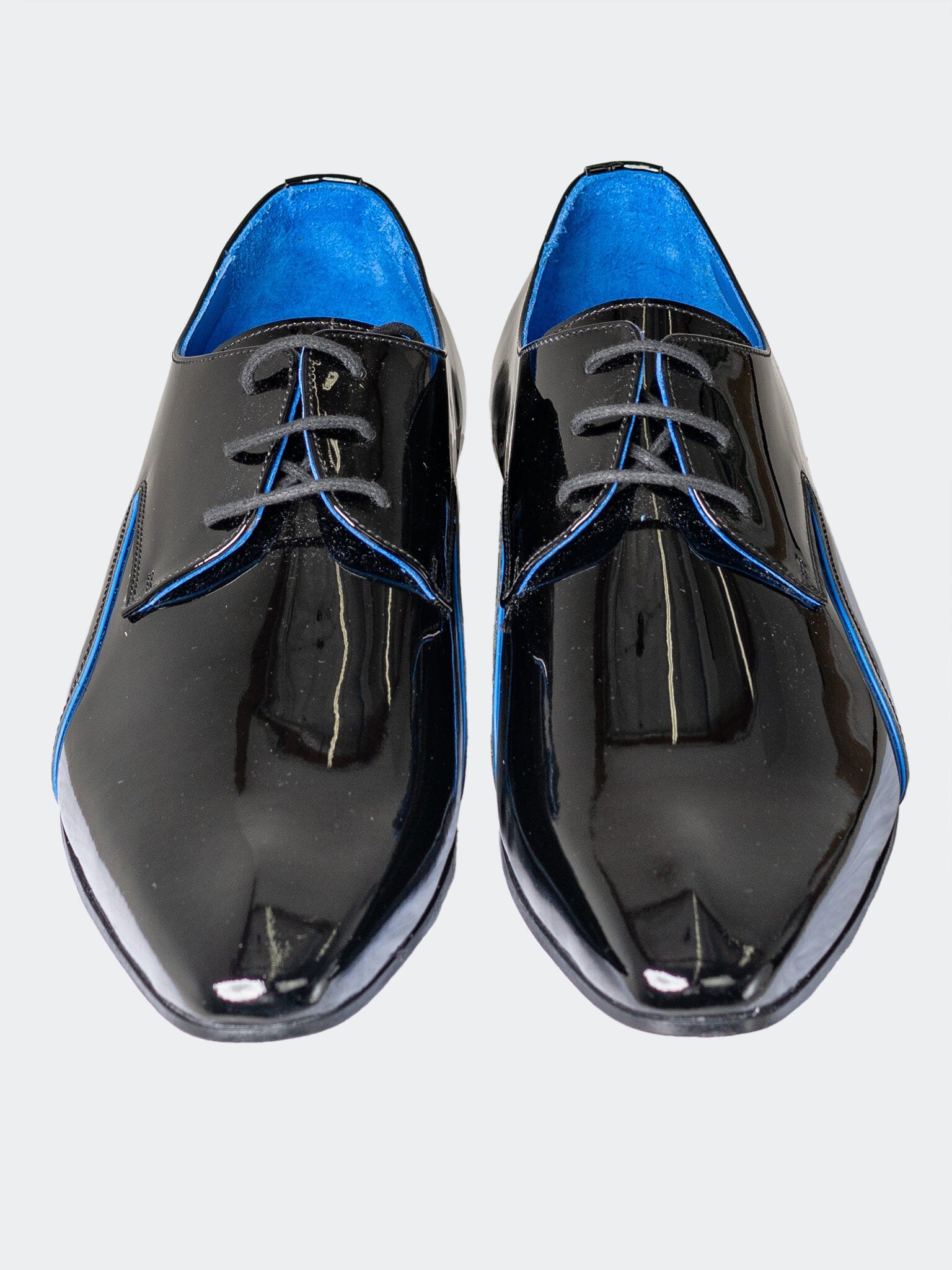 Class Blue Trim Black Shoe