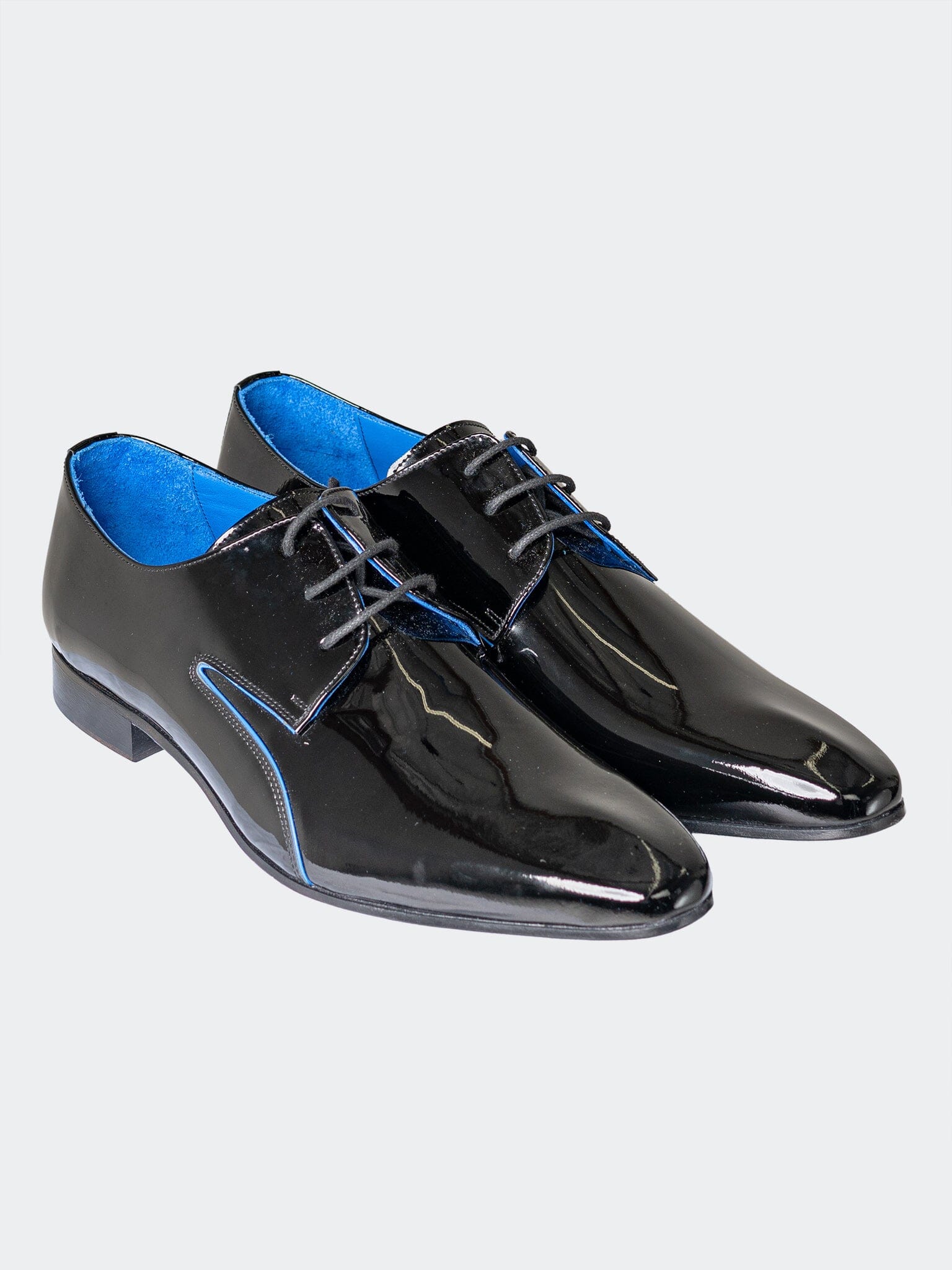 Class Blue Trim Black Shoe