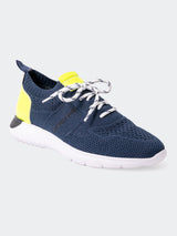 Shoe Casual Athlete Blue View-3