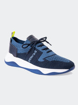 Shoe Casual Vertical Blue View-2