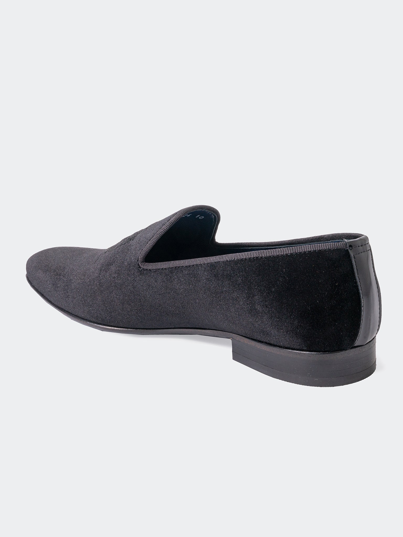 Class Roar Black Velvet Loafers