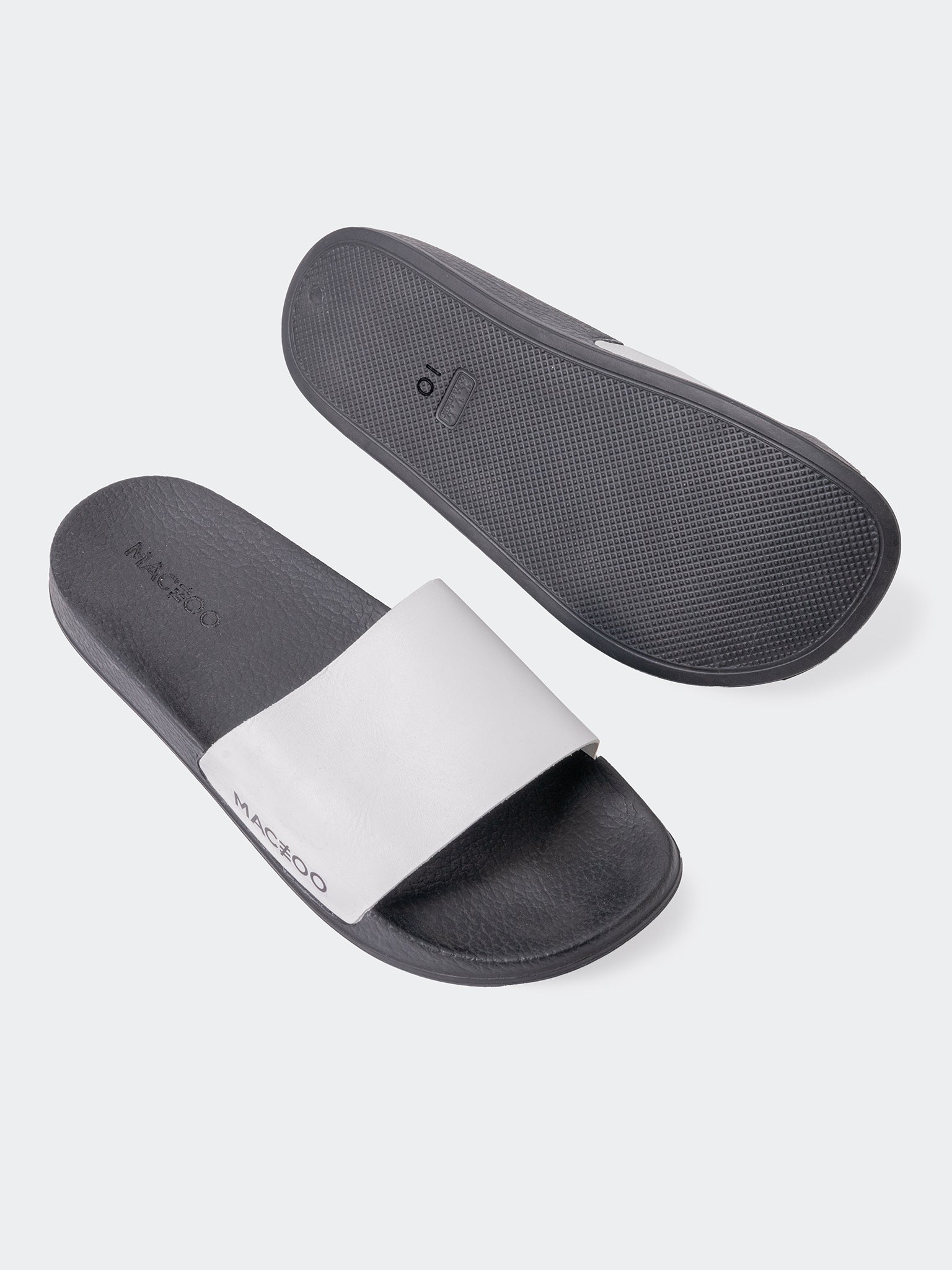 Slide Side Black Shoes