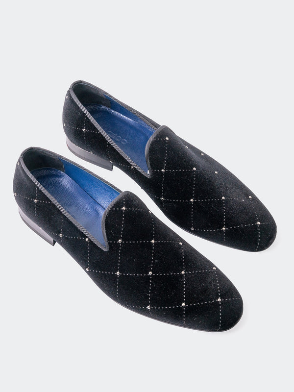 Shoe SlipOn Quilted Black