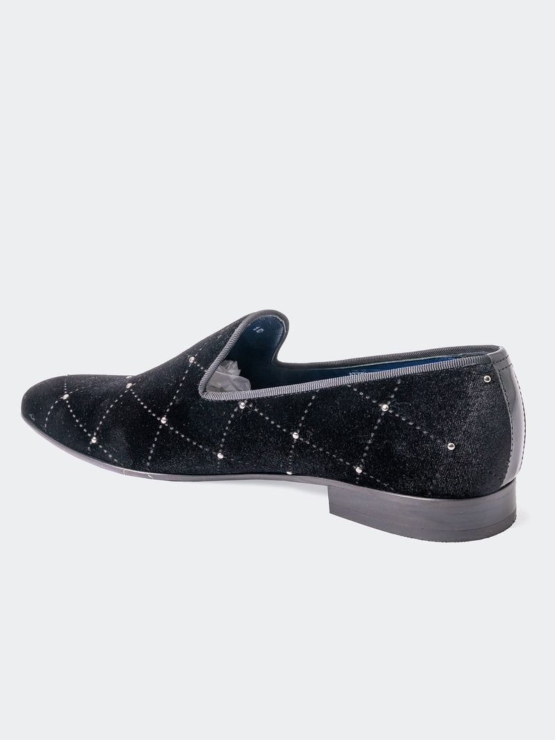 Shoe SlipOn Quilted Black