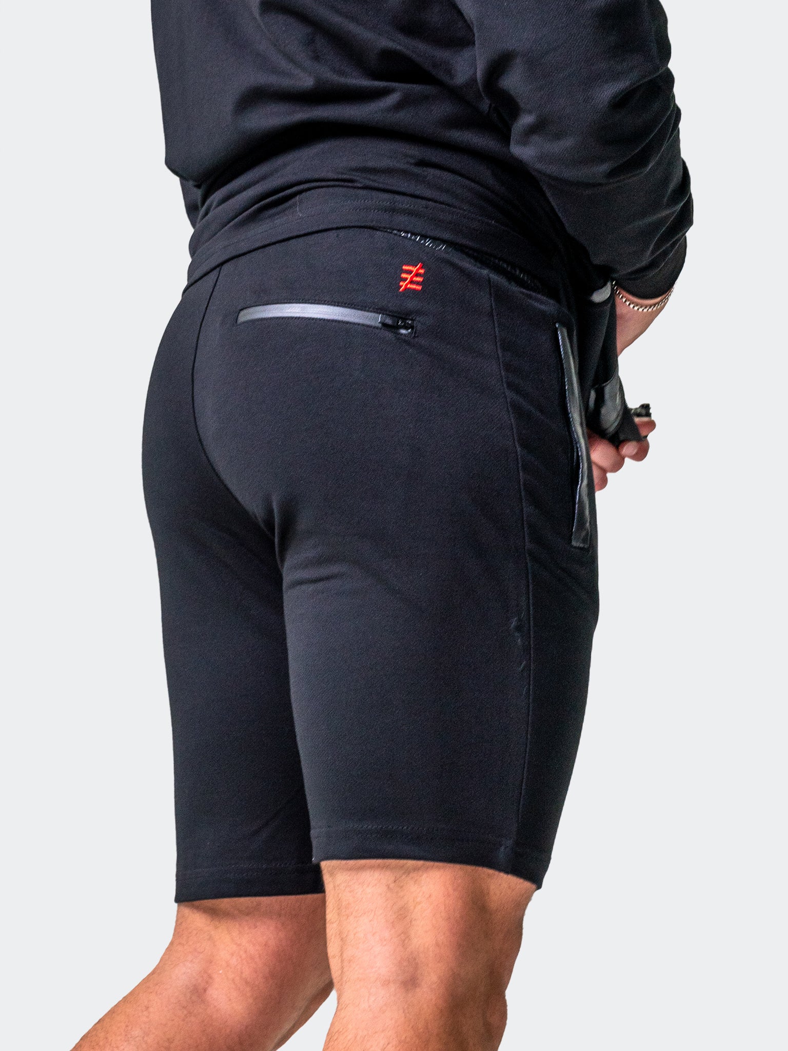 Equal Black Athletic Shorts