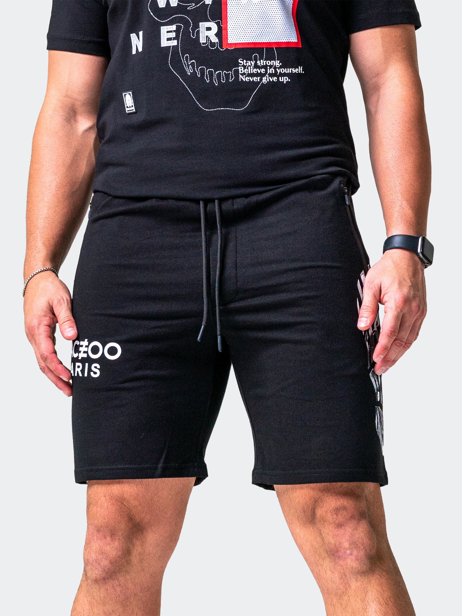 Fast Black Skull Shorts – Maceoo